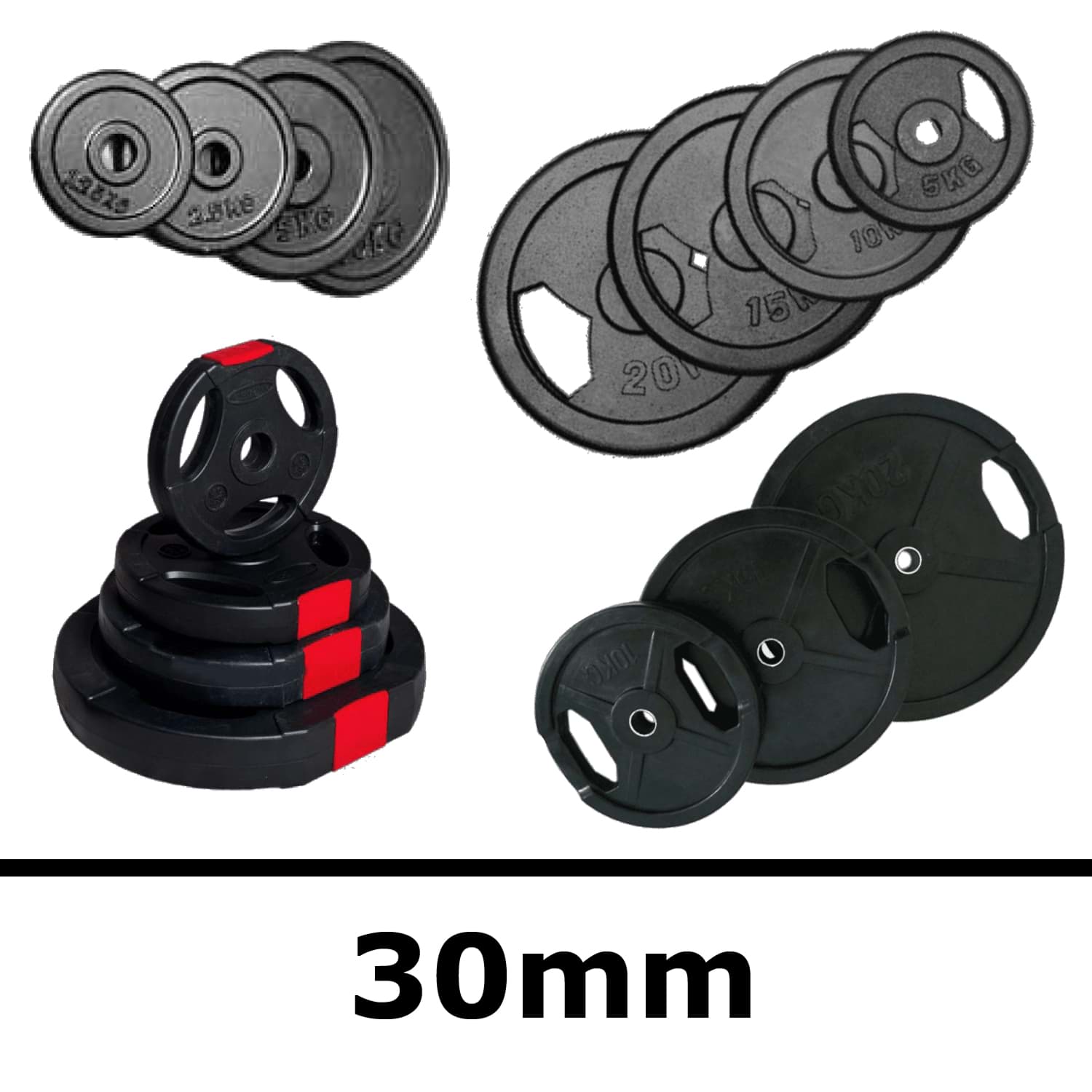 Bild für Kategorie Hantelscheiben 30mm